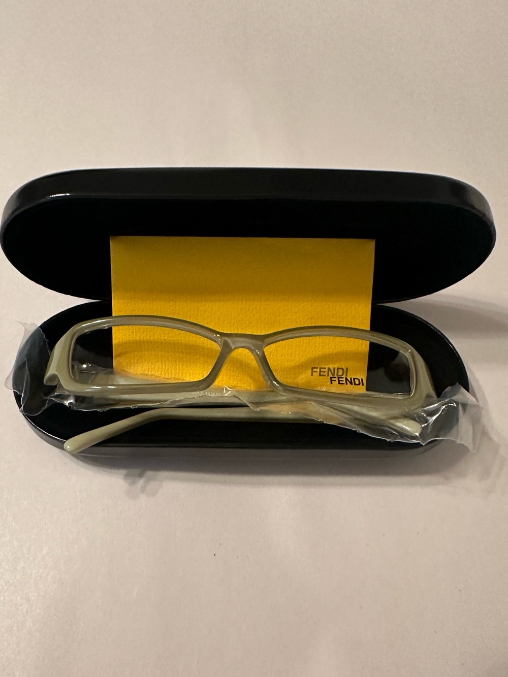 Fendi Women’s Rectangular Glasses in Light Green - New